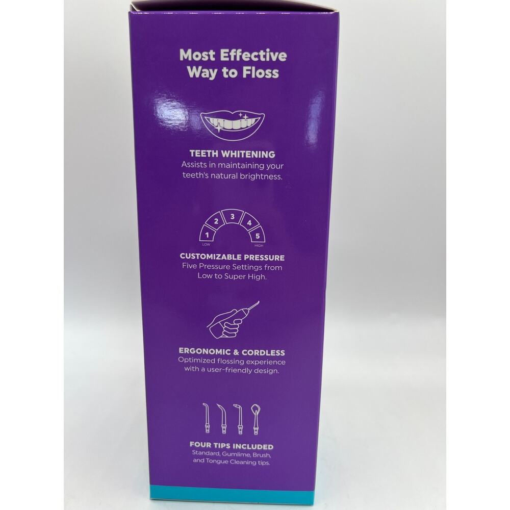 ISmilel Cordless Water Flosser Removable 360 degree rotating tip New - Picture 9 of 12